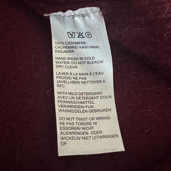 Saks Fifth Avenue Cashmere Geometric Print Sweater Size XL - Picture 6 of 11